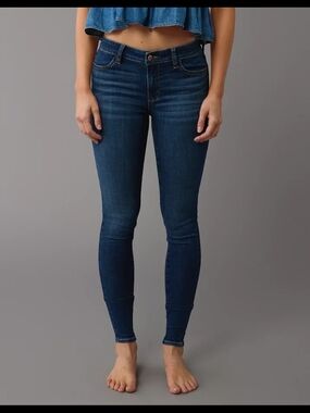 American Eagle Outfitters Dark Indigo Skinny Jeans